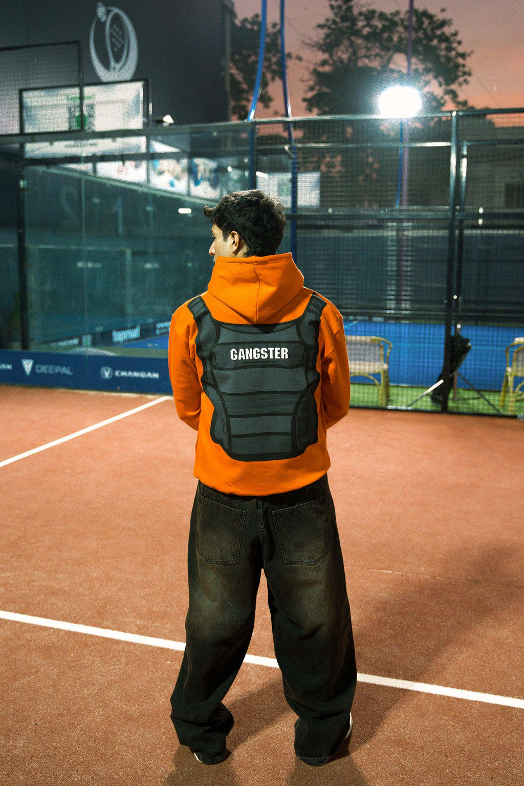 GANGSTER PARADISE ORANGE HOODIE