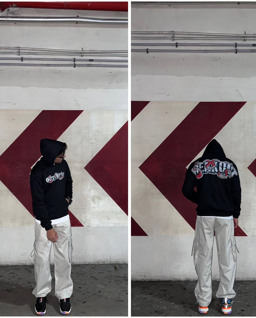 - BLACK BREAKOUT HOODIE