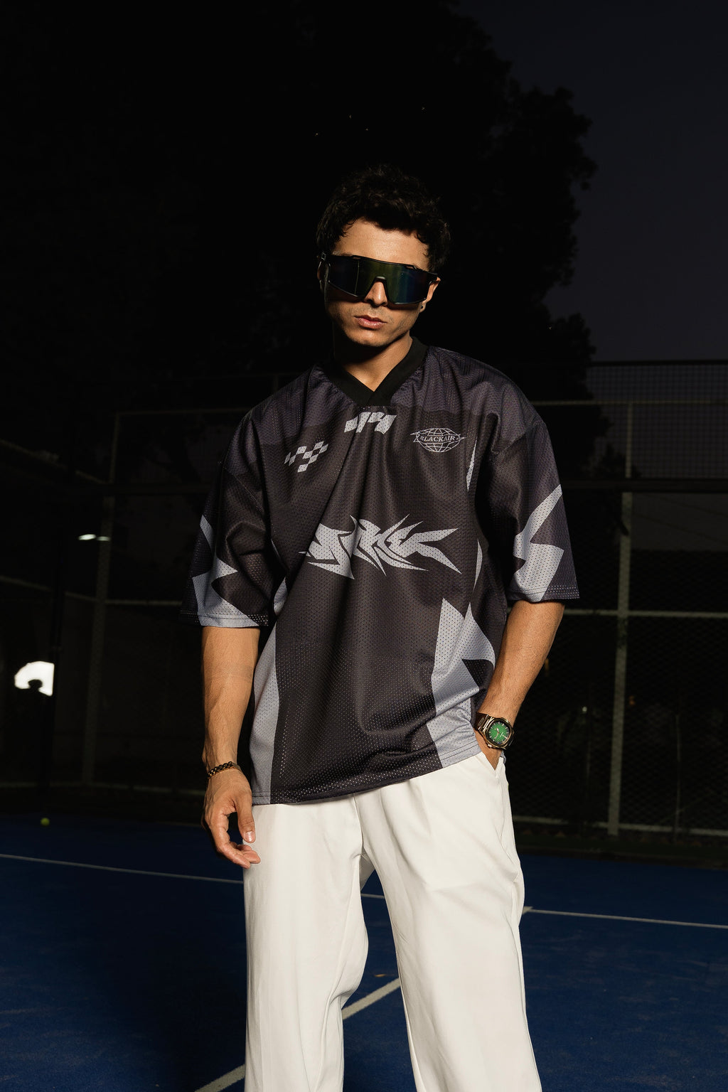 – BLACKAIR BOXY FIT TEE –