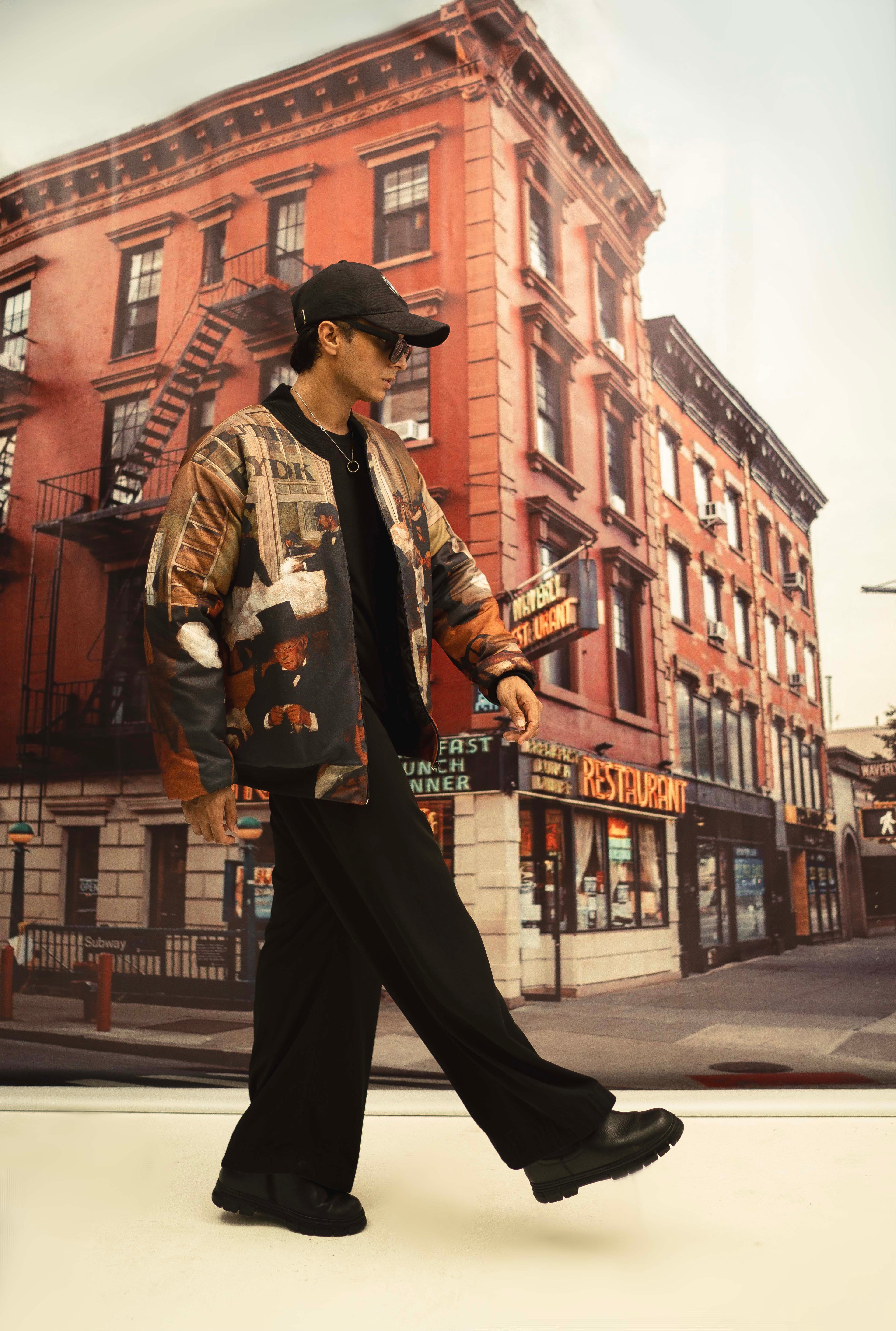 MIDTOWN-STORY BOMBER JACKET
