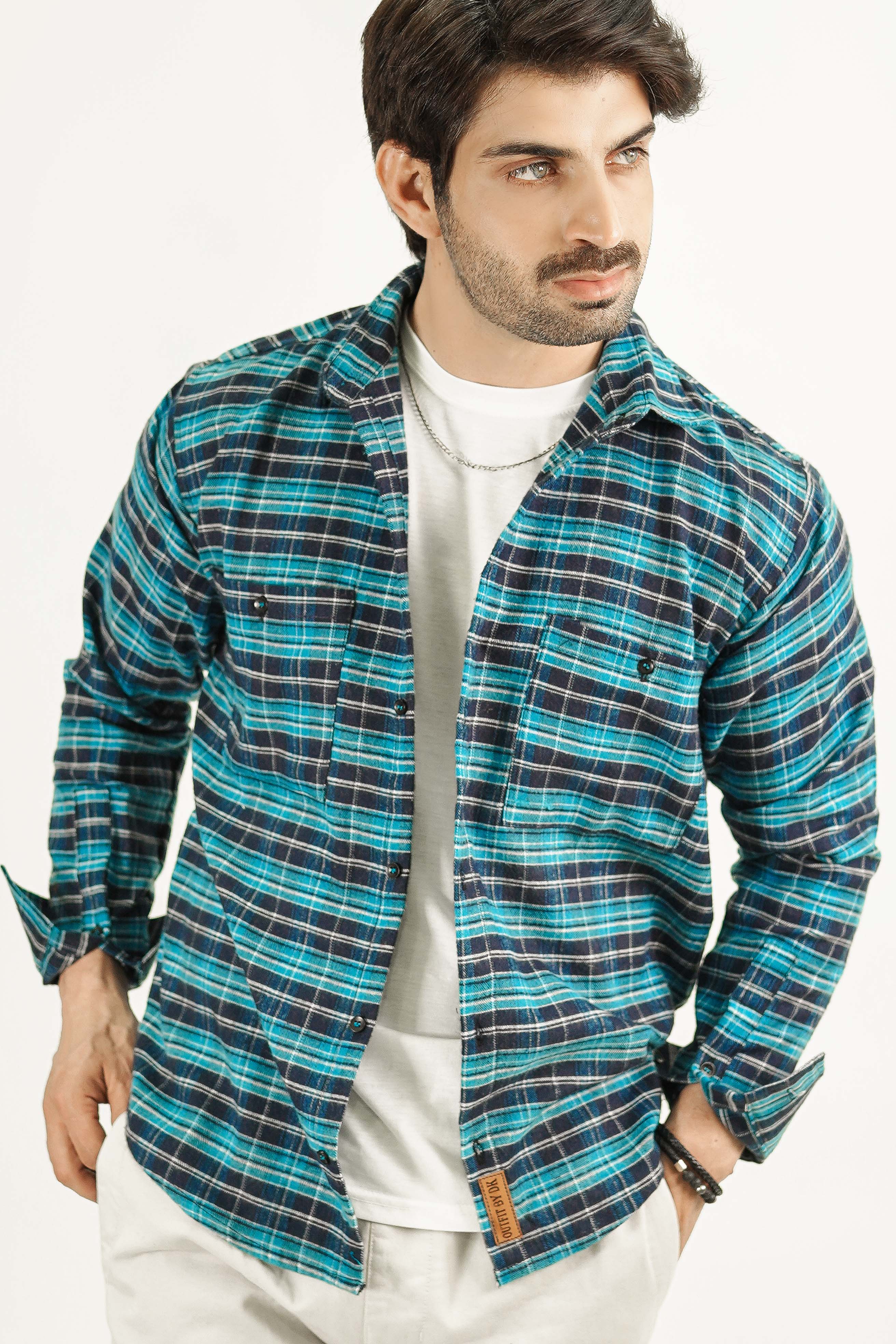 PACK OF WIDE DUPPLIN & TEAL BLUE SHIRTS -