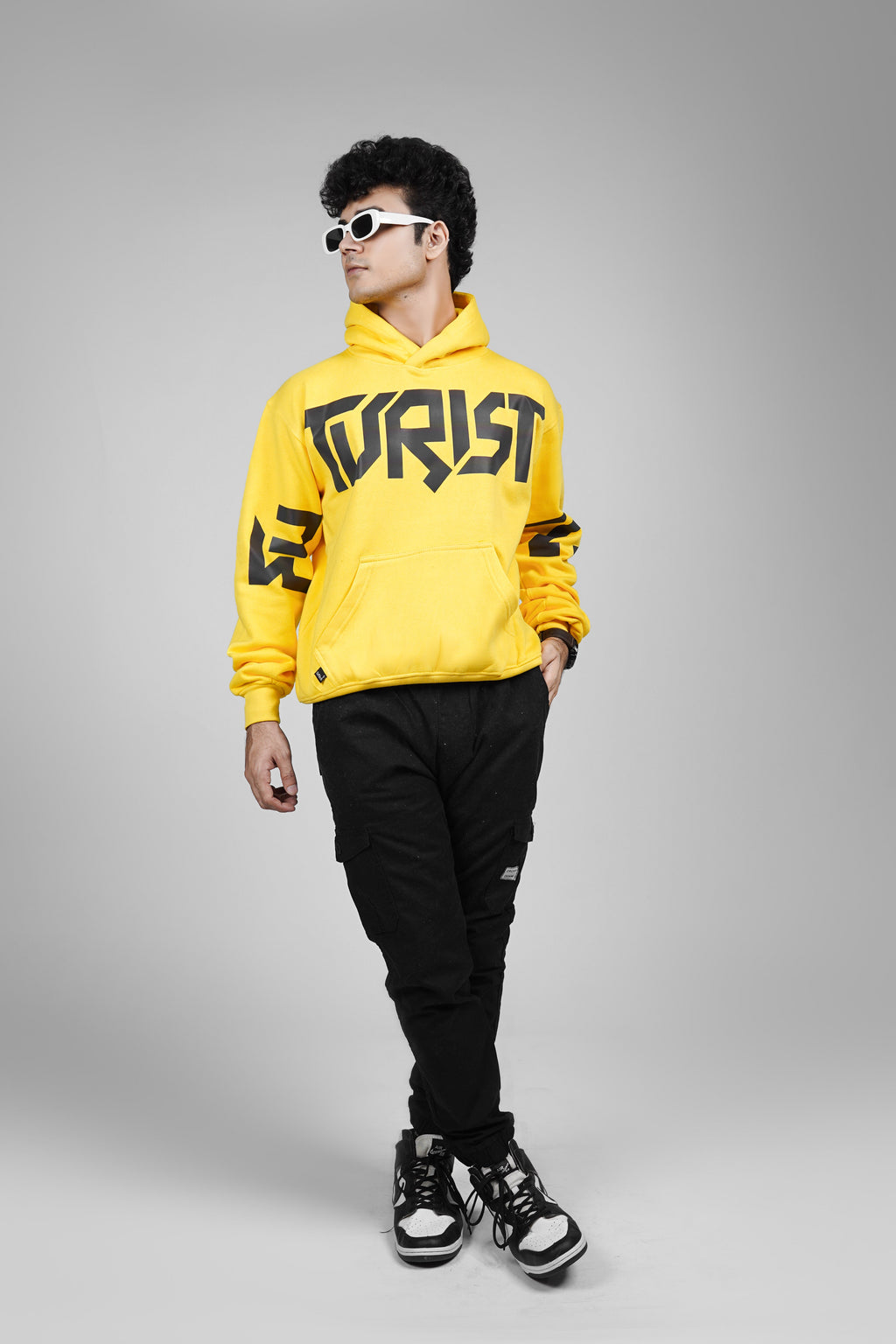 – NEON FUTURISTIC (YELLOW) HOODIE –